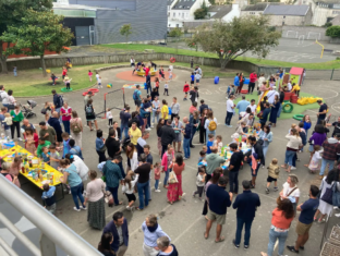 Maternelle : Apéritif des familles haut en couleurs !